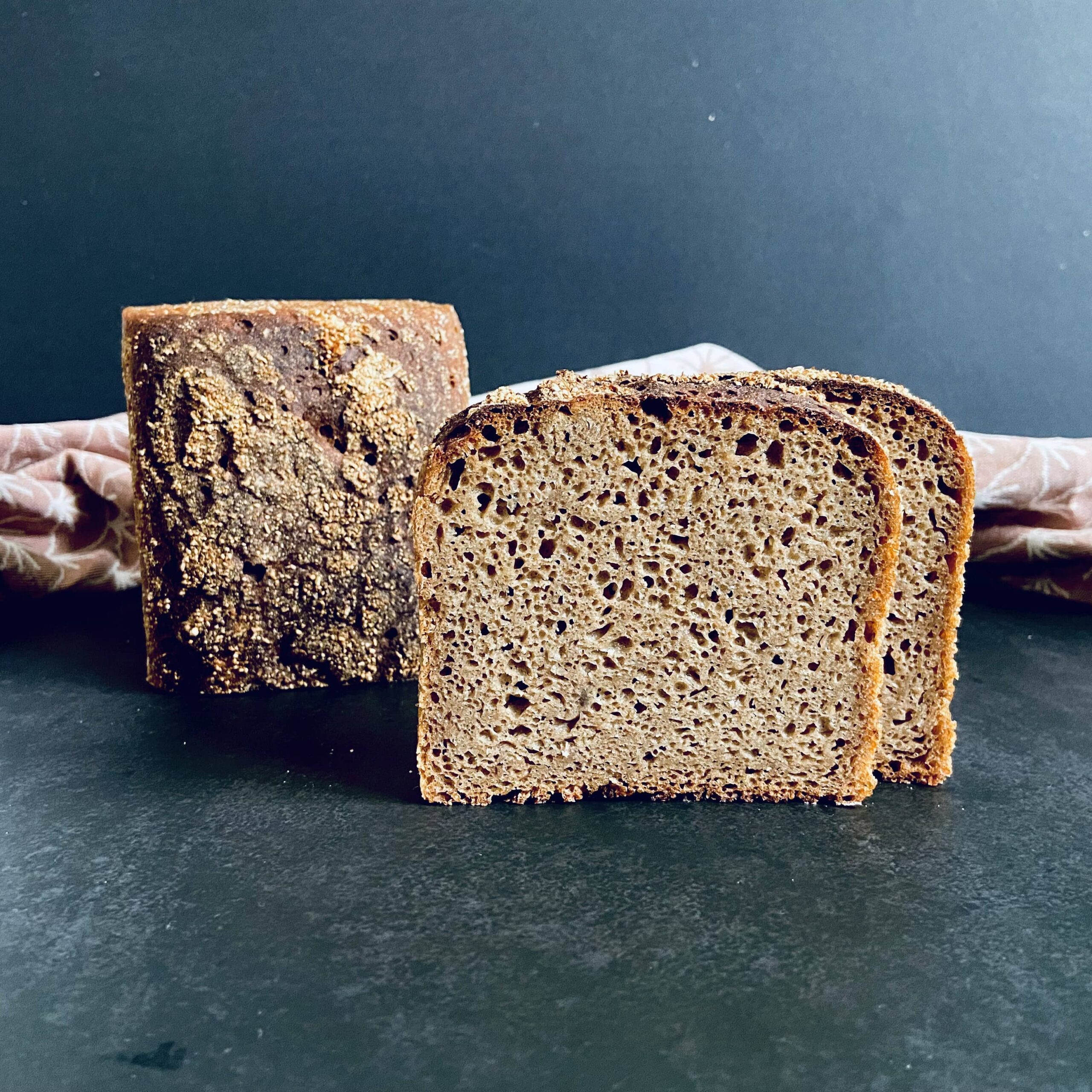 100% rye with dried plums