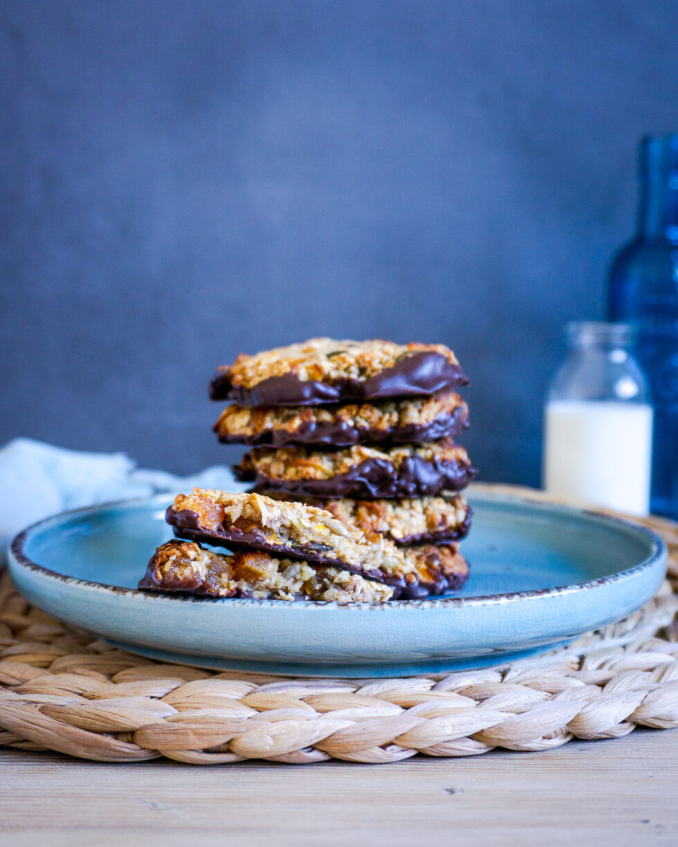 Granola-Kekse / Knusprige Müslikekse (vegan, glutenfrei) - Meal Puzzle ...
