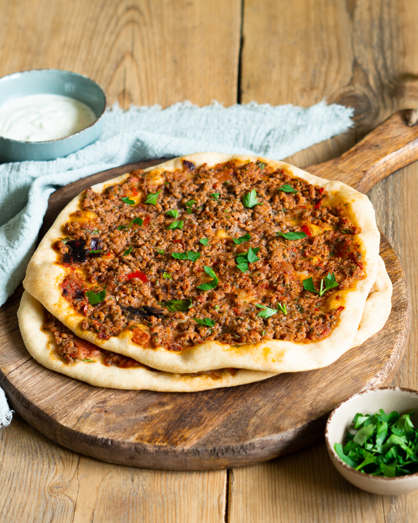 Dinkel-Lahmacun (Auffrischrezept)