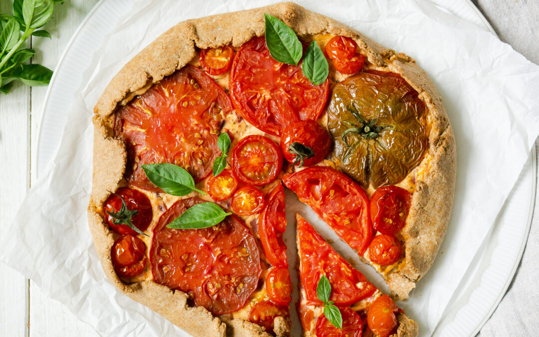 Tomaten-Galette (Auffrischrezept, mit Dinkel)