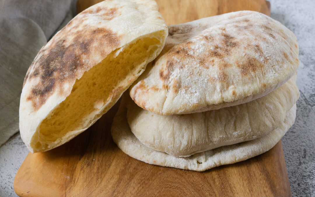 Pita-Brote aus Dinkel