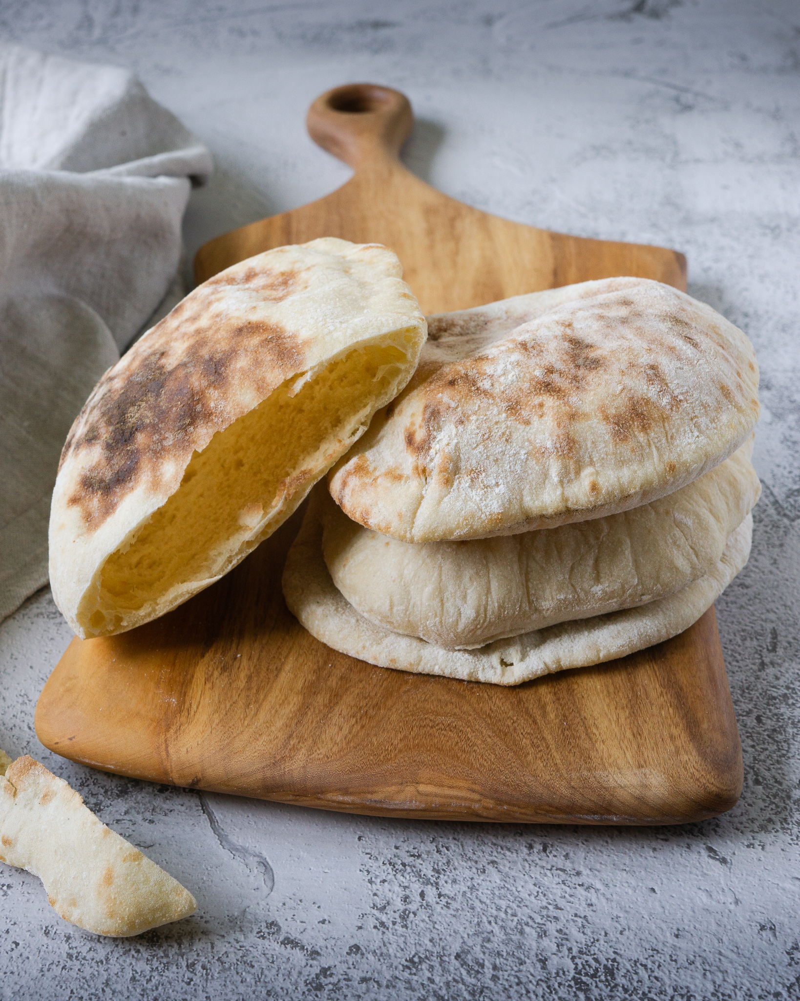 Pita-Brote aus Dinkel