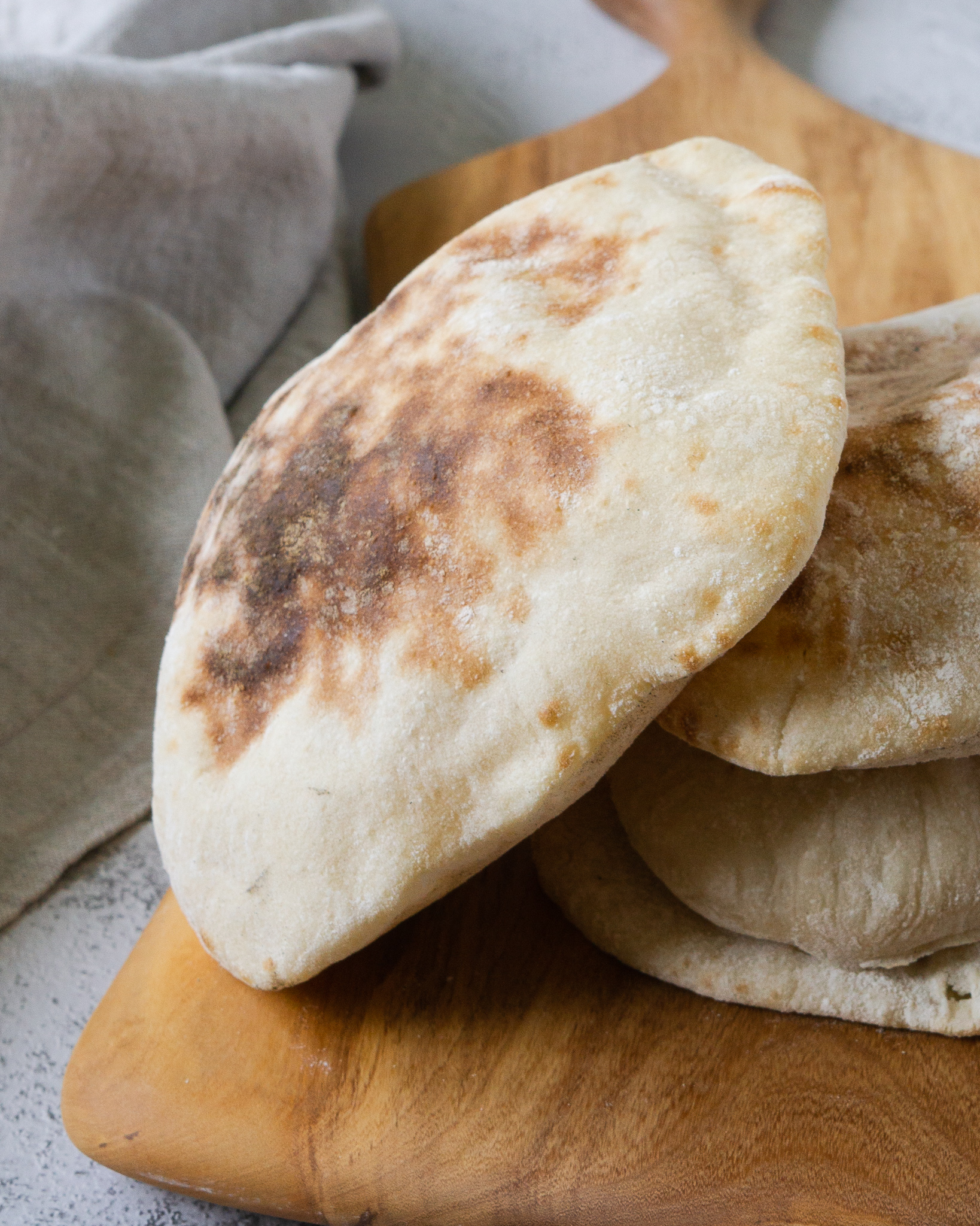Pita-Brote aus Dinkel_3