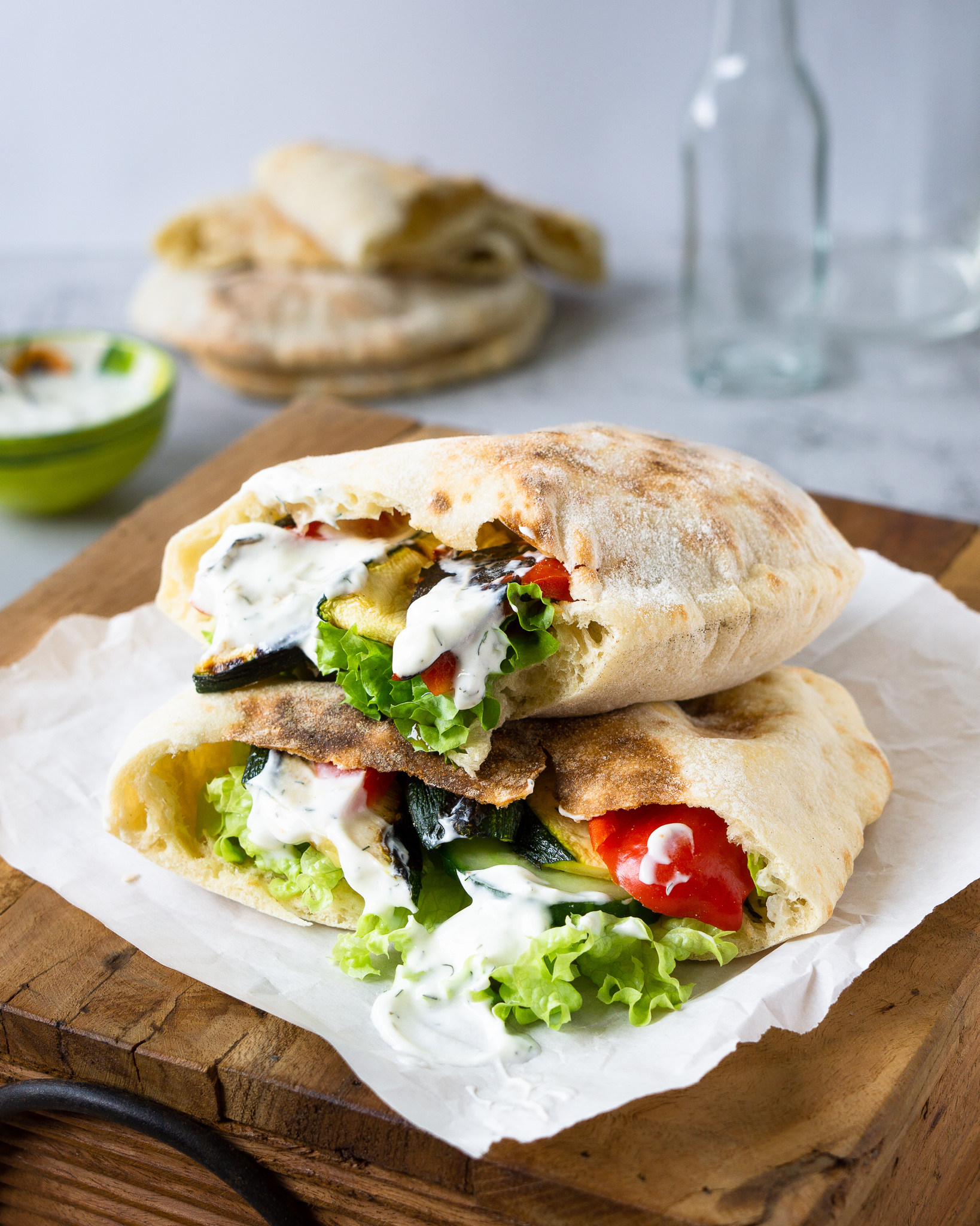 Pita-Brote aus Dinkel_4